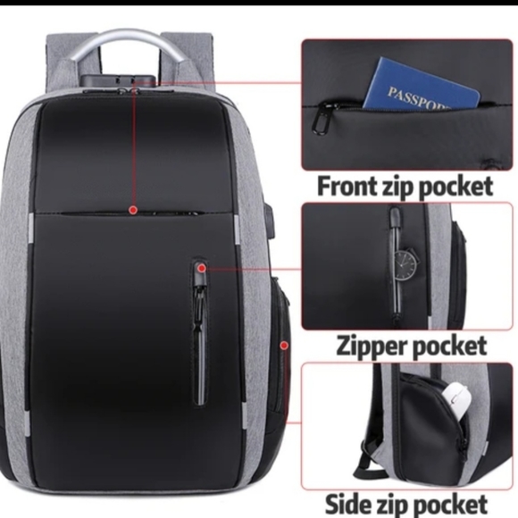 Anti-theft backpack - Picture 3 of 6